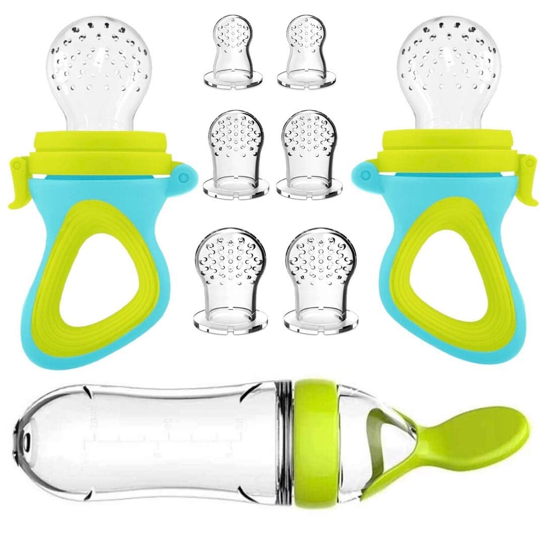 Self Feed Spoon - Squeezing Feeding Bottle Cup Silicone Newborn