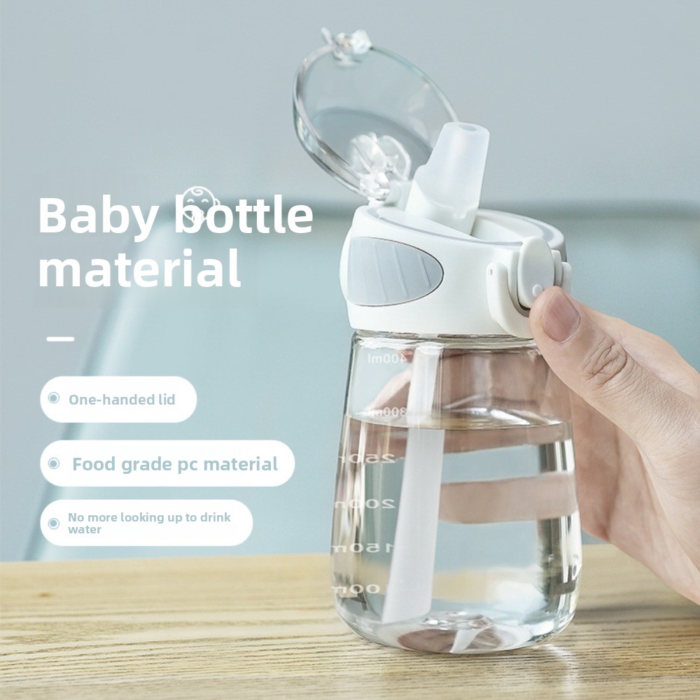 Baby Food Hipp - Portable Plastic Water Straw Cup Food-Grade
