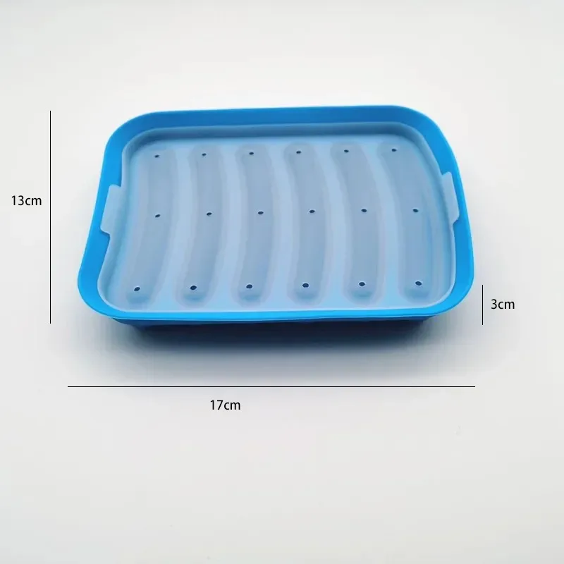 Green 6 Grid Silicone Sausage  - Baby Food Maker Baby Safe 评论和价格