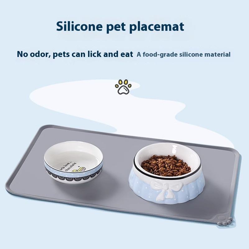 Pet Placemat Cat Dog Feeding M - Baby Food Cat 评论和价格