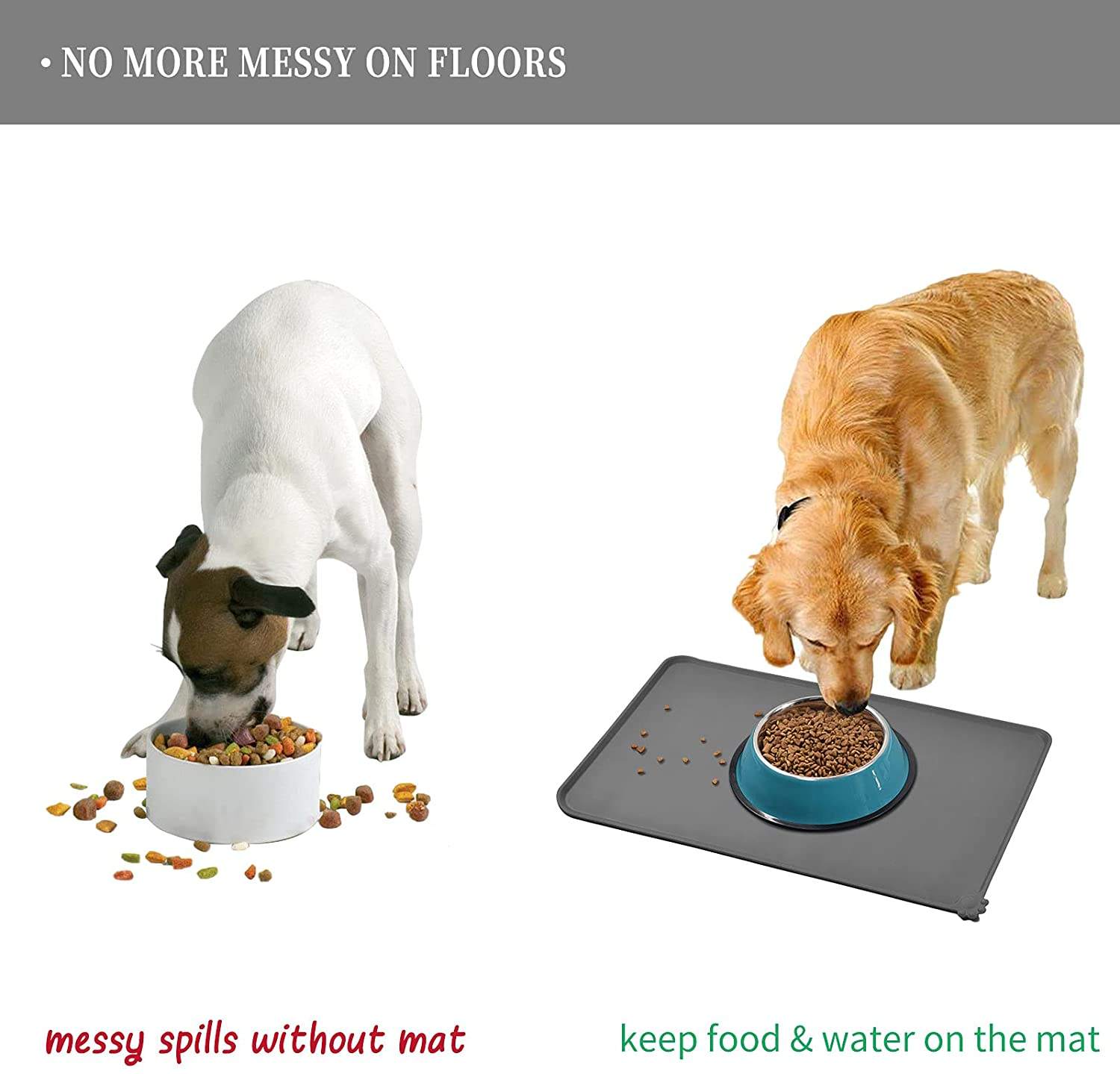 Pet Placemat Cat Dog Feeding M - Baby Food Cat 评论和价格