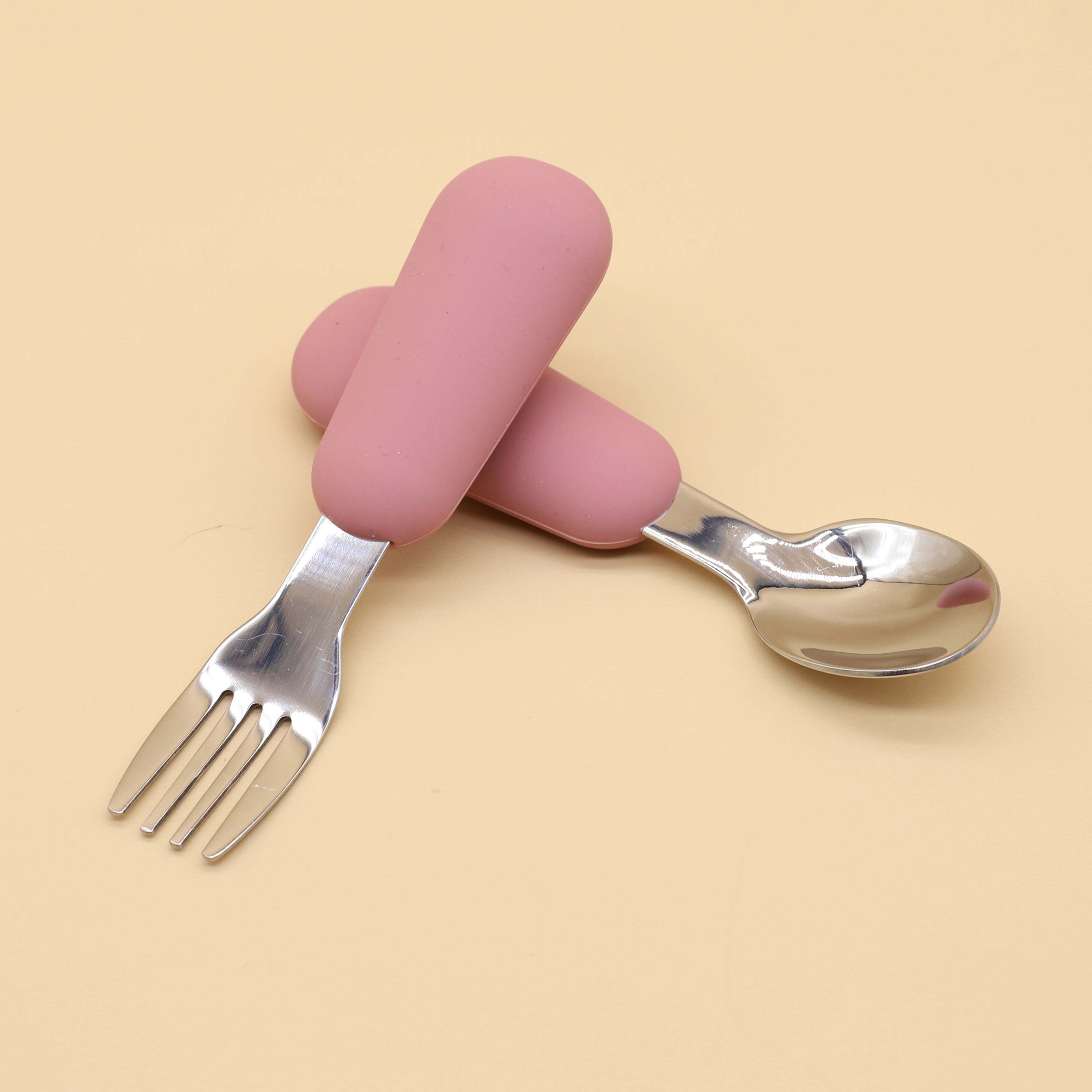 Silicone stainless steel spoon - Easy Baby Food 评论和价格