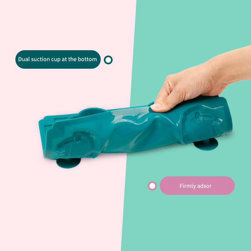 Cute Silicone Dinosaur Plate C - Baby Food Eating 评论和价格