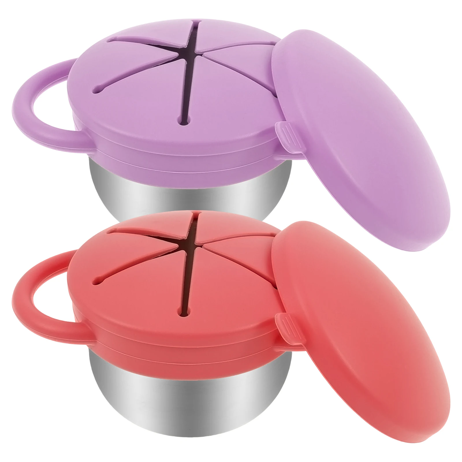 2 Pcs Portable Toddler Snack C - Snack Cup Toddler 评论和价格