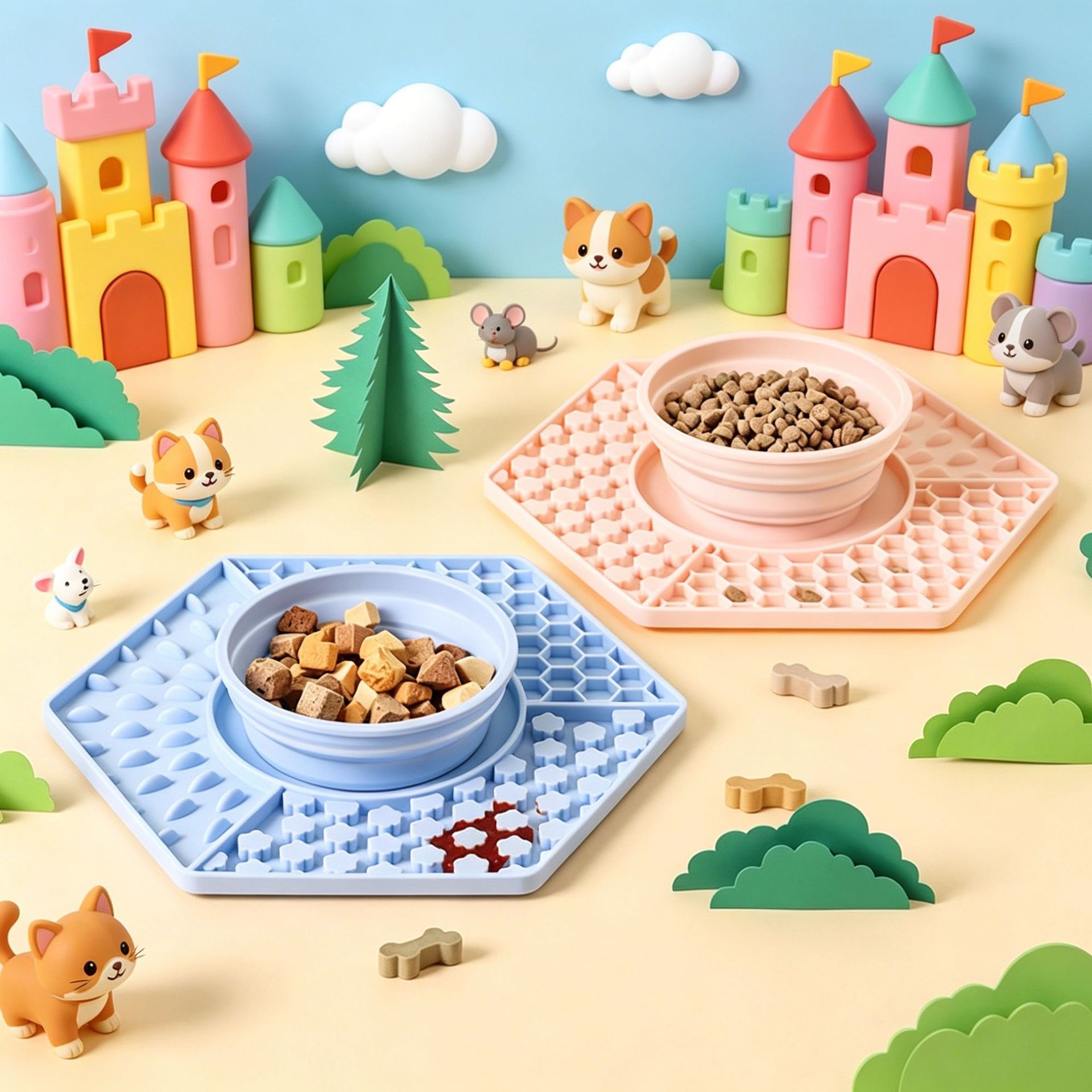 Two-in-One Licking Pad - Pet F - Baby Food Cat 评论和价格