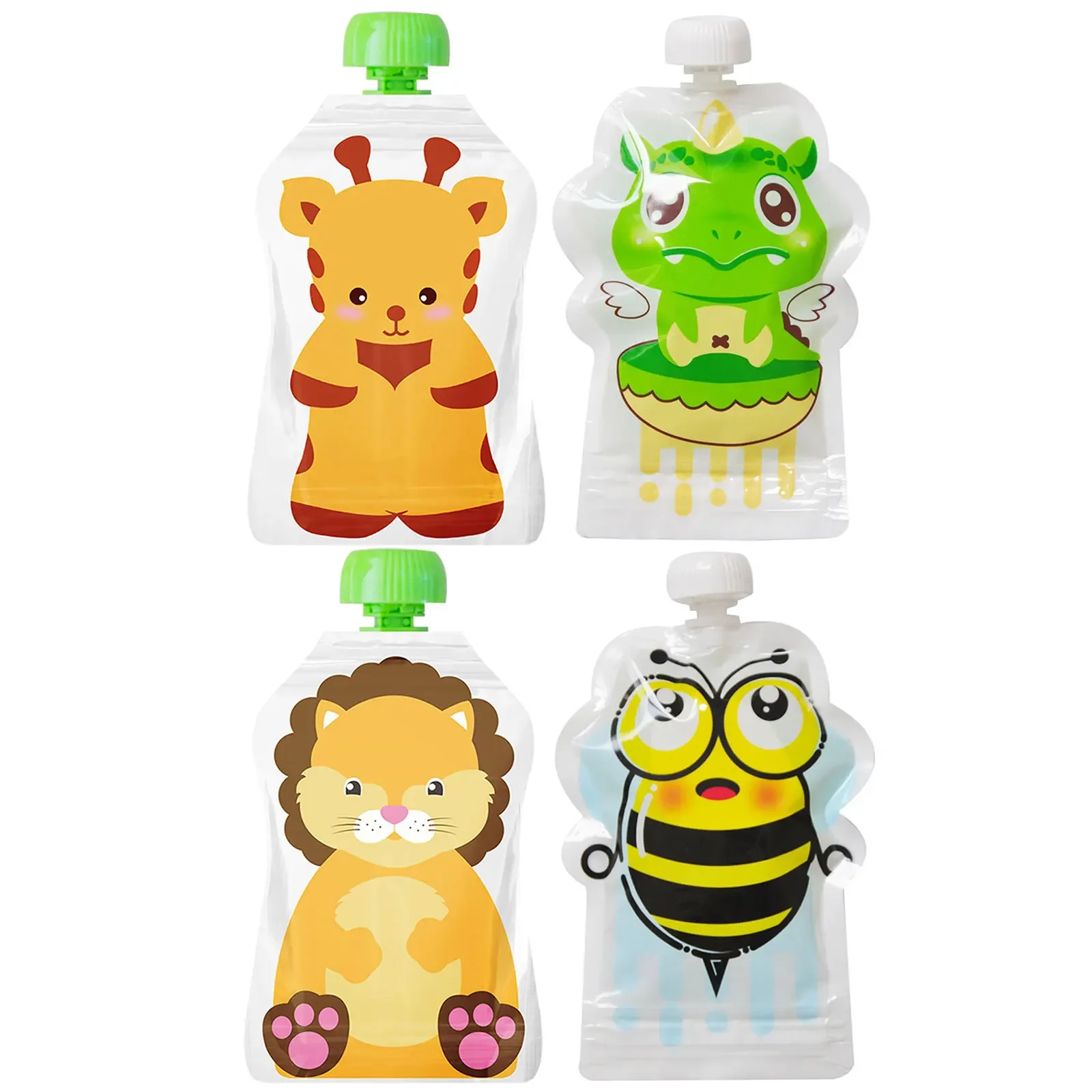 8pcs Reusable Food Storage Bag - Baby Food Pouches 1 Year Old 评论和价格