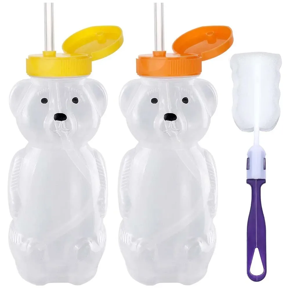 Honey Bear Straw Cups for Babi - Baby Food Hipp 评论和价格